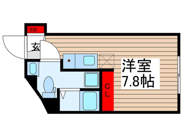 レピュア北千住レジデンスⅡの物件間取画像